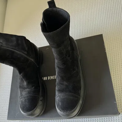 Pre-owned Ann Demeulemeester Boots In Black