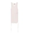 Ann Demeulemeester Boris Tank Top In White