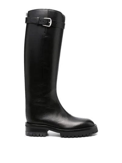 Ann Demeulemeester Black Knee-high Boots
