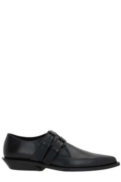 Ann Demeulemeester Bowie Monk Strap Shoes In Black