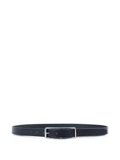 Ann Demeulemeester Buckle-fastening Leather Belt In Black
