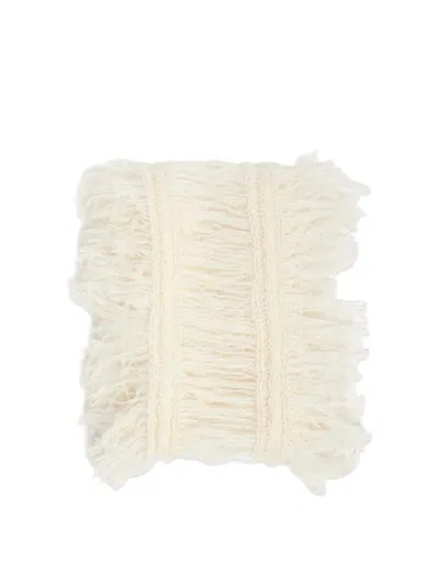 Ann Demeulemeester Bufanda - Blanco
