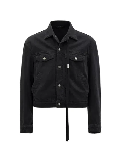 Ann Demeulemeester Single-breasted Long-sleeved Shirt In Black
