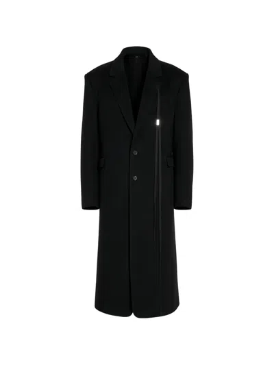 Ann Demeulemeester Button-fastening Coat In Black
