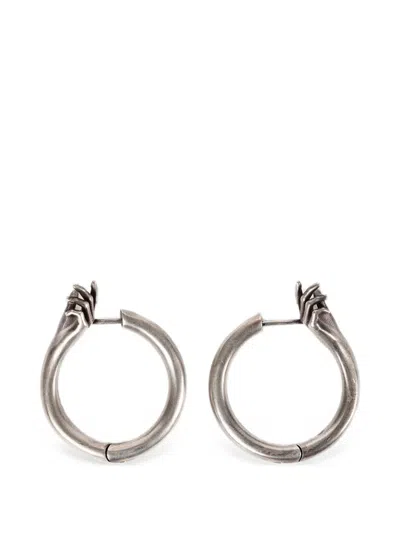 Ann Demeulemeester Cajsa Hand-motif Hoop Earrings In Pink