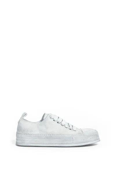 Ann Demeulemeester Calf Suede Skin In White