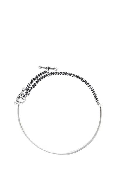 Ann Demeulemeester Cally Necklace In Metallic