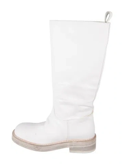 Pre-owned Ann Demeulemeester Canvas Boots In White