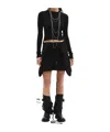 Ann Demeulemeester Nadina Cargo Shorts In Black