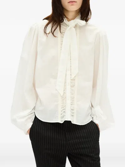 Ann Demeulemeester Carina Shirt In White