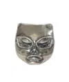 Ann Demeulemeester Carita Magic Monkey Ring In Gray