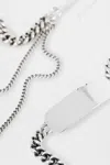 Ann Demeulemeester Carlotta Qoute Chain Earrings