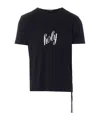 Ann Demeulemeester Baptist Standard Printed T-shirt In Black
