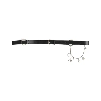 Pre-owned Ann Demeulemeester Charis Charms Belt 'black' | Women's Size Onesize