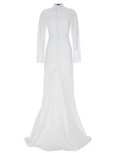 Pre-owned Ann Demeulemeester 'che Factory' Dress In White