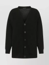 ANN DEMEULEMEESTER CHIC OVERSIZED KNITWEAR WITH V-NECK
