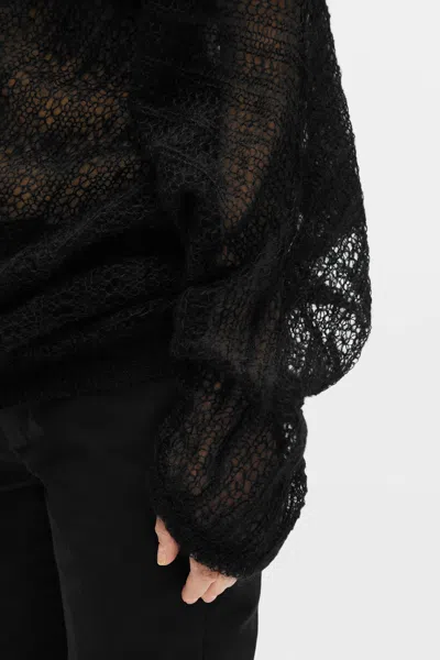 Ann Demeulemeester Christabel Bias Cut Sweater In Multi