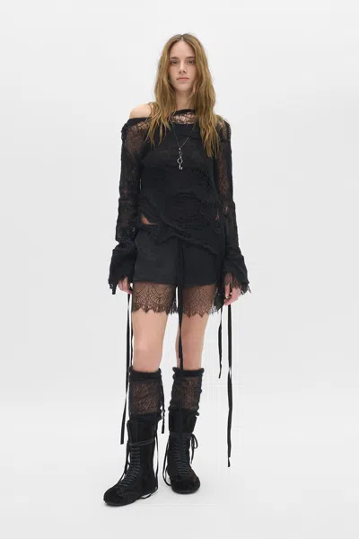 ANN DEMEULEMEESTER CILIA OFF-SHOULDER SWEATER