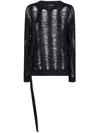 Ann Demeulemeester Woman Black Knitwear