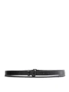 Ann Demeulemeester Fina Leather Belt 25 Cm In Black