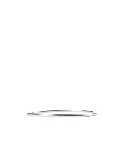 Ann Demeulemeester Circle Bracelet In Silver