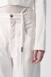 Ann Demeulemeester White Claire 5-pockets Comfort Trousers In Multicolor