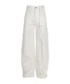 Ann Demeulemeester White Claire 5-pockets Comfort Trousers In White