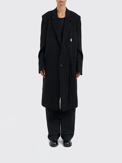 Ann Demeulemeester Viv High Comfort Tailored Coat In Black
