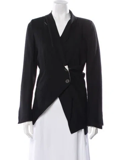 Pre-owned Ann Demeulemeester Coat In Black