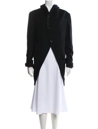 Pre-owned Ann Demeulemeester Coat In Black