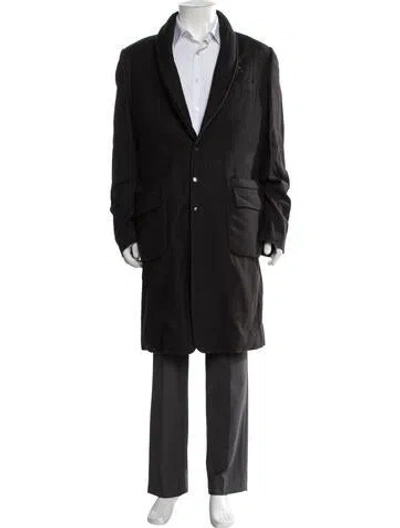 Pre-owned Ann Demeulemeester Coat In Black