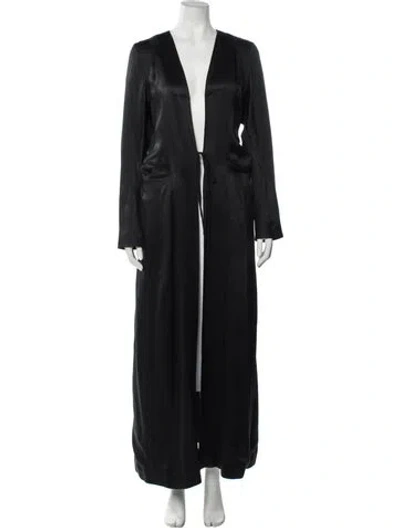 Pre-owned Ann Demeulemeester Coat In Black