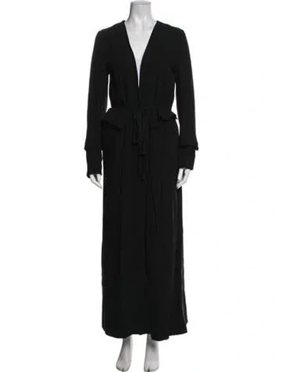 Pre-owned Ann Demeulemeester Coat In Black