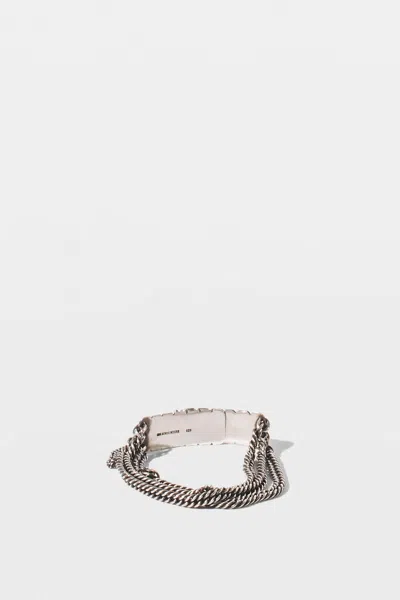 Ann Demeulemeester Constance Bracelet Chains Small Locking In Metallic