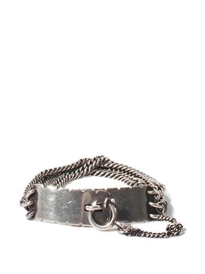 Ann Demeulemeester Constance Chain Bracelet In Metallic