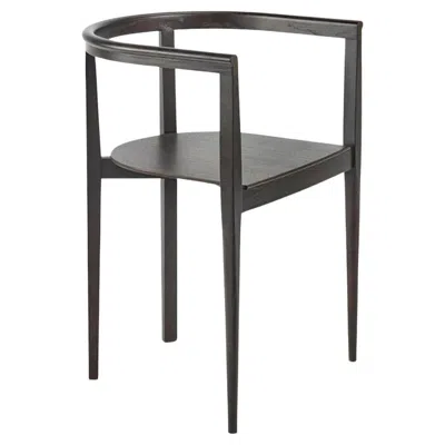 Pre-owned Ann Demeulemeester Contemporary Chair 'elé' By , Brown Oak (in Stock)