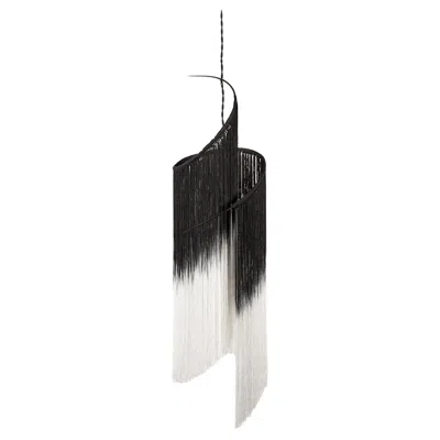 Pre-owned Ann Demeulemeester Contemporary Chandelier 'rey I' Black/white Threads By