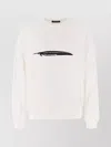 Ann Demeulemeester Contrasting Print Cotton Sweatshirt