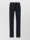 Ann Demeulemeester Cotton Denim Trousers Stonewashed Effect