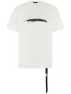 Ann Demeulemeester Graphic Print Oversize Cotton T-shirt In White