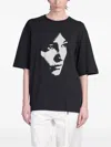 Ann Demeulemeester Aga Sunset Bleeding T-shirt In Black