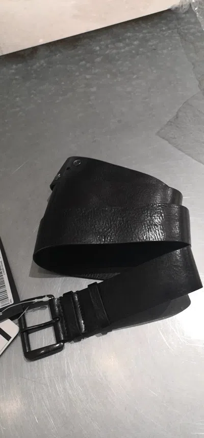 Pre-owned Ann Demeulemeester Cowhide Belt For Men