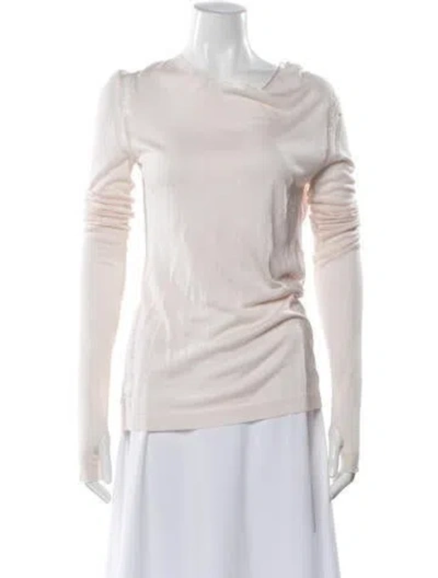 Pre-owned Ann Demeulemeester Cowl Neck Sweater In Neutral