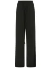 ANN DEMEULEMEESTER CREPE STRAIGHT TROUSERS