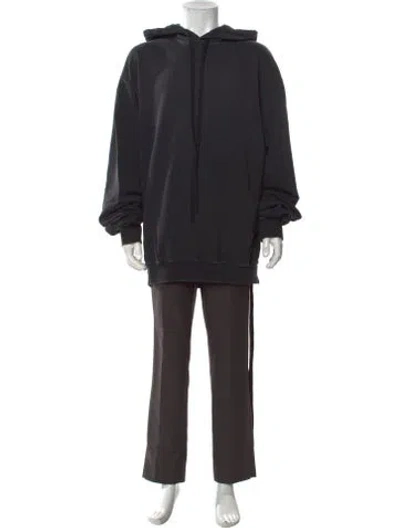 Pre-owned Ann Demeulemeester Crew Neck Long Sleeve Hoodie W/ Tags In Black