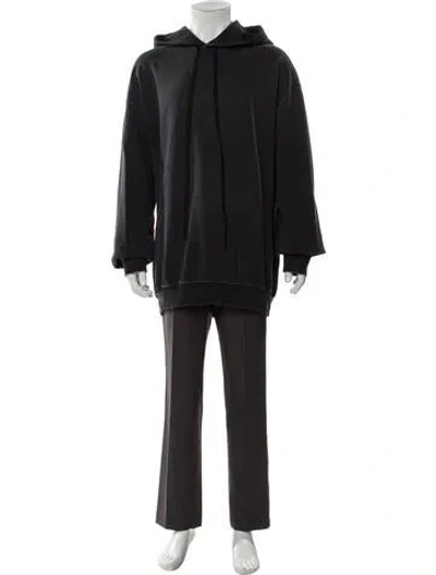 Pre-owned Ann Demeulemeester Crew Neck Long Sleeve Hoodie W/ Tags In Gray