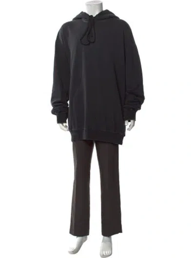 Pre-owned Ann Demeulemeester Crew Neck Long Sleeve Hoodie W/ Tags In Grey