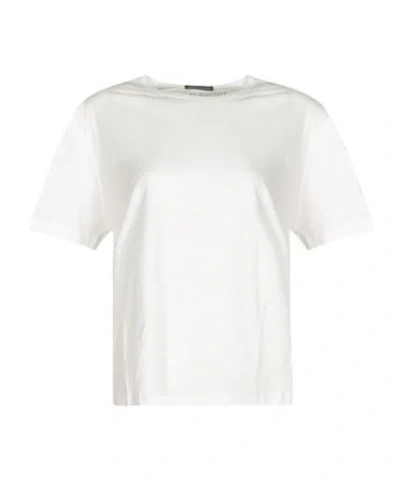 Ann Demeulemeester Crew Neck Short-sleeved T-shirt In White