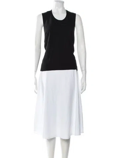 Pre-owned Ann Demeulemeester Crew Neck Sleeveless Top In Black