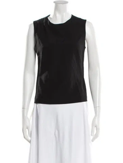 Pre-owned Ann Demeulemeester Crew Neck Sleeveless Top In Green
